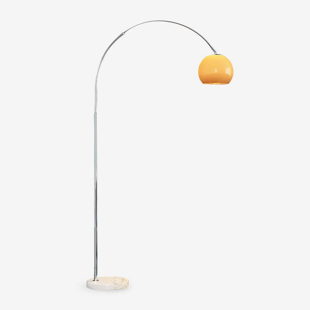 Talor - Lámpara de Pie Moderna Minimalista con Diseño Curvado y Pantalla de Cristal – Ideal para Salón y Ambientes Acogedores