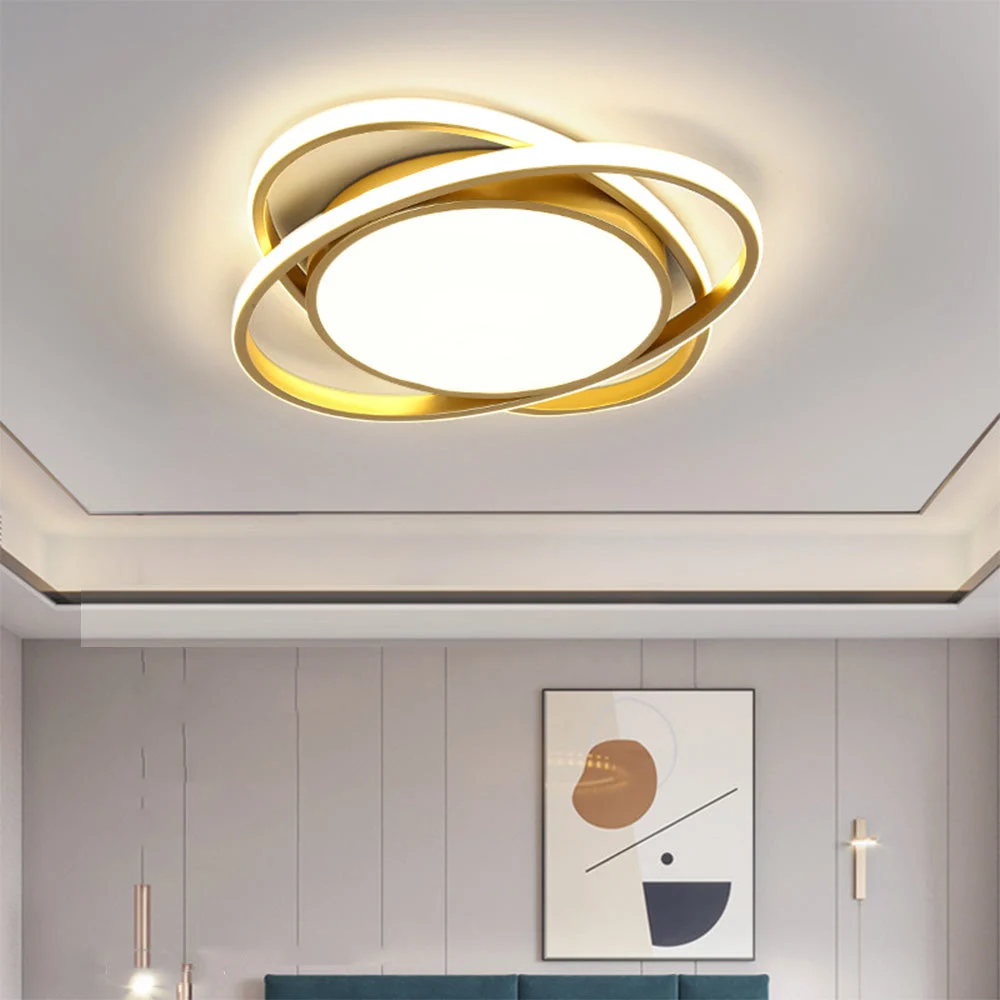 Brevia - Lámpara de Techo Empotrada Estilosa para Iluminación de Dormitorio - 50/60 cm - LED