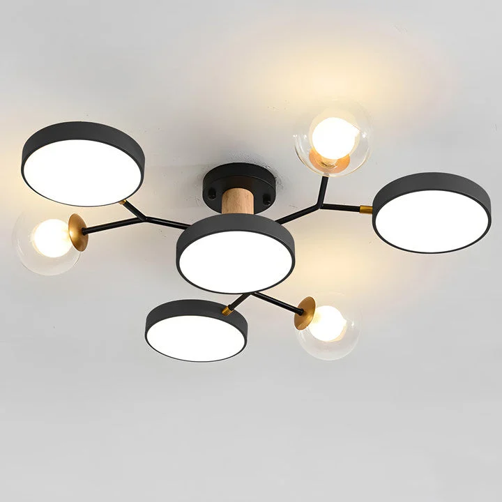 Brilea - Lámpara de Techo LED Creativa en Forma de Rama para Sala de Estar - Diseño Moderno y Elegante