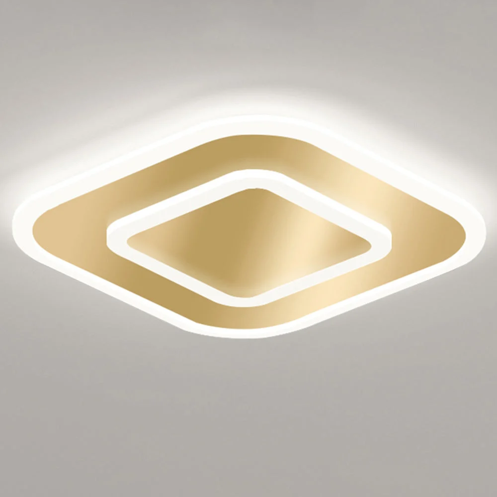 Orvyn - Lámpara de Techo LED Minimalista en Metal para Dormitorio - Iluminación Moderna y Eficiente