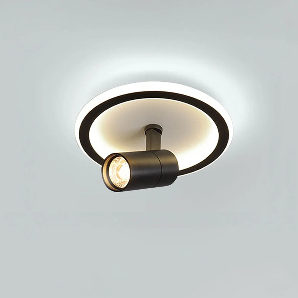 Aurela - Lámpara de Techo LED Moderna Redonda y Cuadrada 30W para Interiores - Iluminación Eficiente y Diseño Versátil