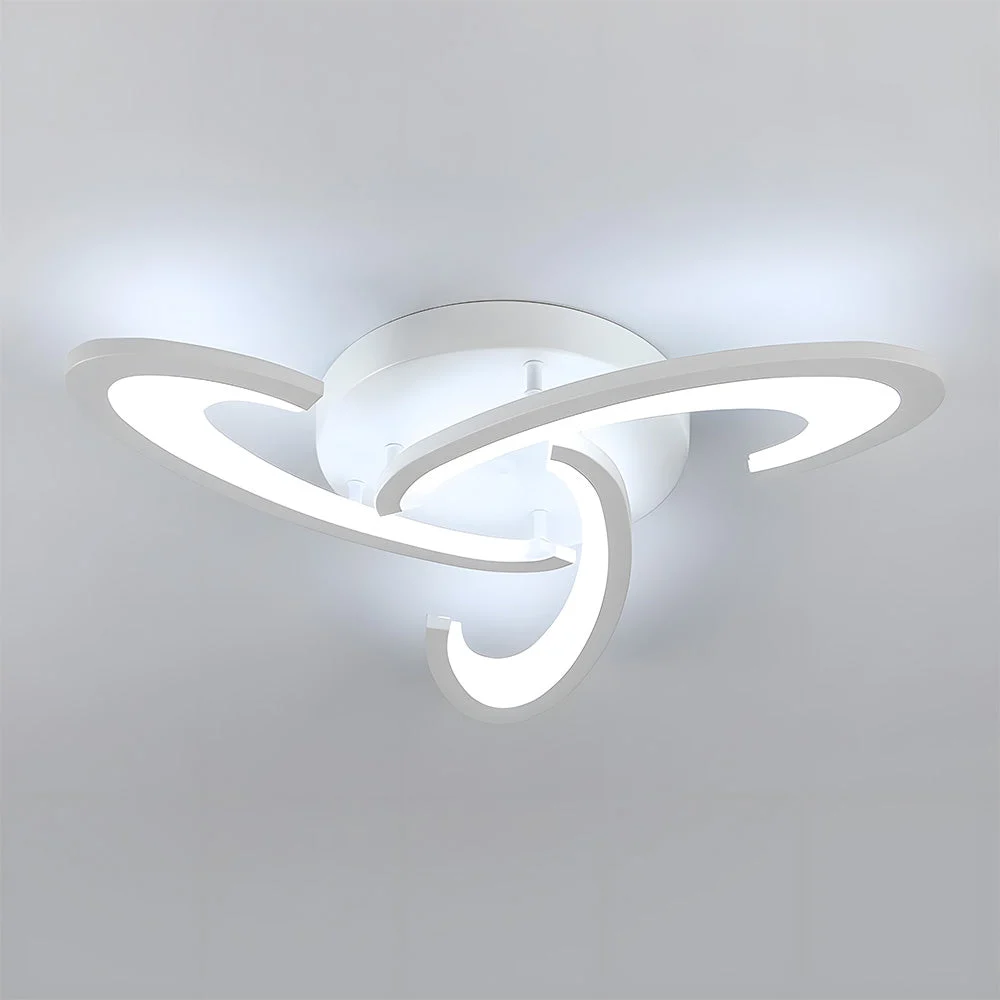 Selvia - Lámpara de Techo LED Moderna de Hierro Estilo Nórdico - Plafón de 50/60 cm para Sala de Estar