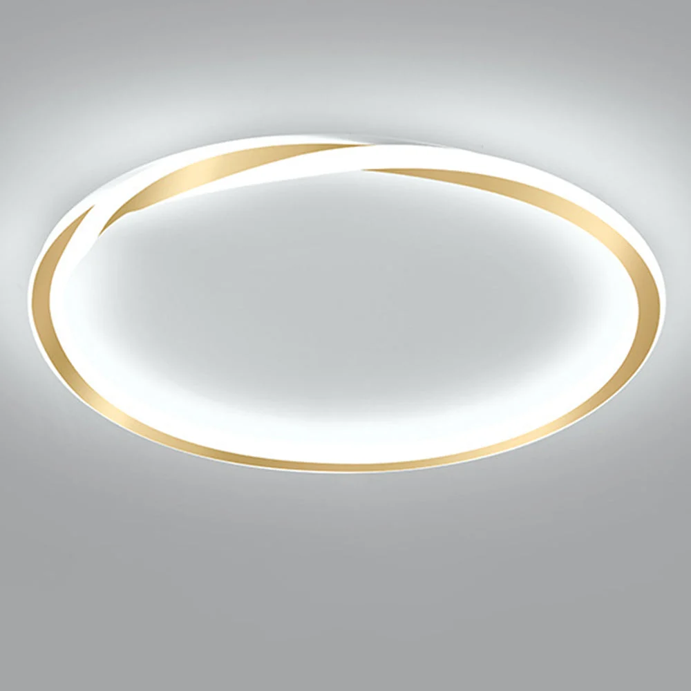 Alvyn - Lámpara de Techo LED Redonda Minimalista 40W - Iluminación Moderna para Dormitorio y Sala de Estar