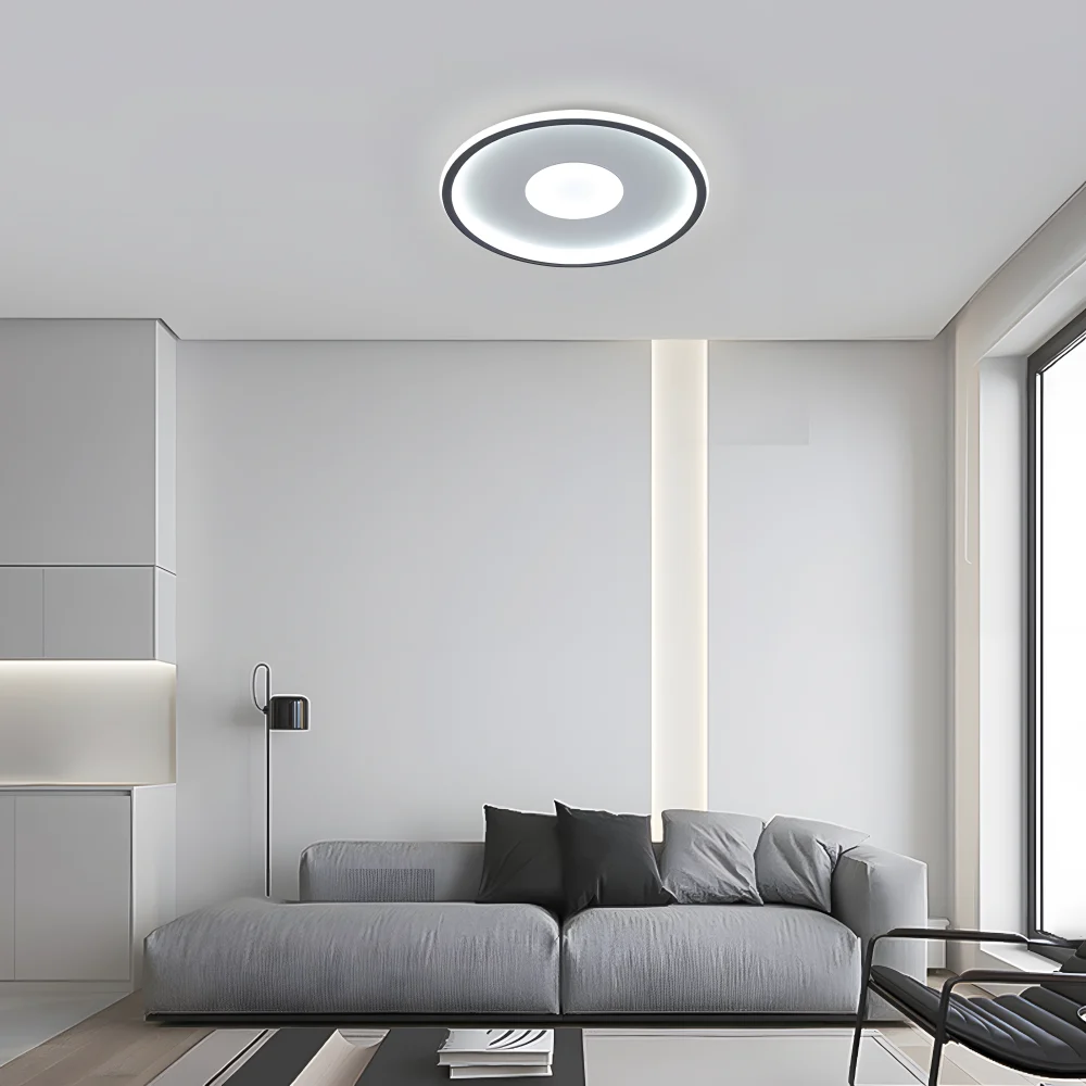 Zavina - Lámpara de Techo LED de Hierro Minimalista para Sala de Estar - Diseño Elegante y Eficiente