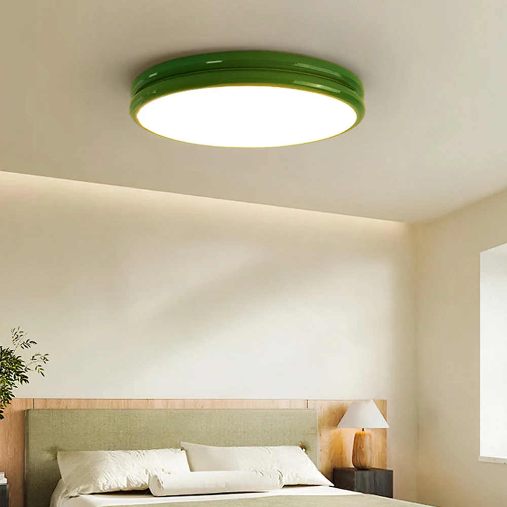 Ceril - Lámpara de Techo LED de Hierro para Dormitorio - Diseño Bauhaus Moderno