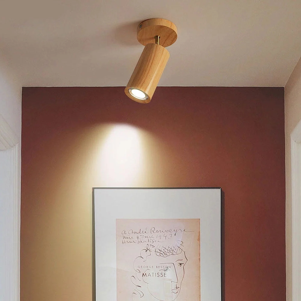 Clarun - Lámpara de Techo Moderna con Focos LED Ajustables - Eficiencia Energética y Diseño Contemporáneo para Pasillos y Cocinas
