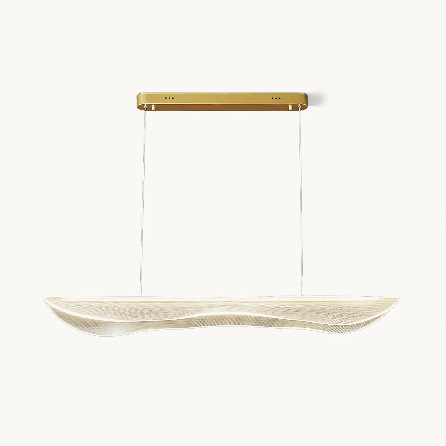Hoyra - Lámpara de Araña Techo Moderna de Acrílico y Aluminio para Comedor - Diseño Elegante y Versátil - 100-150cm - Luz Cálida - Neutra y Fría