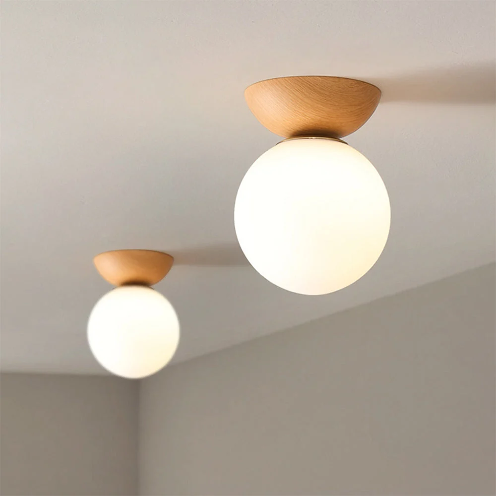 Nuvian - Lámpara de Techo Nórdica para Pasillo - Diseño Minimalista y Luz Suave