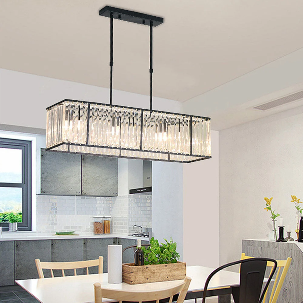 Elma - Lámpara de Techo de Cristal Nórdica Simple para Comedor y Sala de Estar