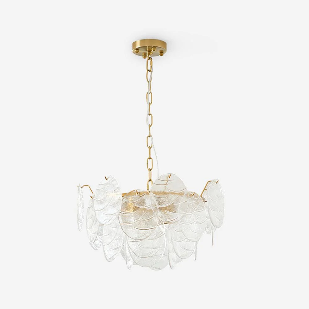 Lorim - Lámpara de Araña Techo de Cristal con Cuerpo de Metal – Chandelier Elegante para Interior