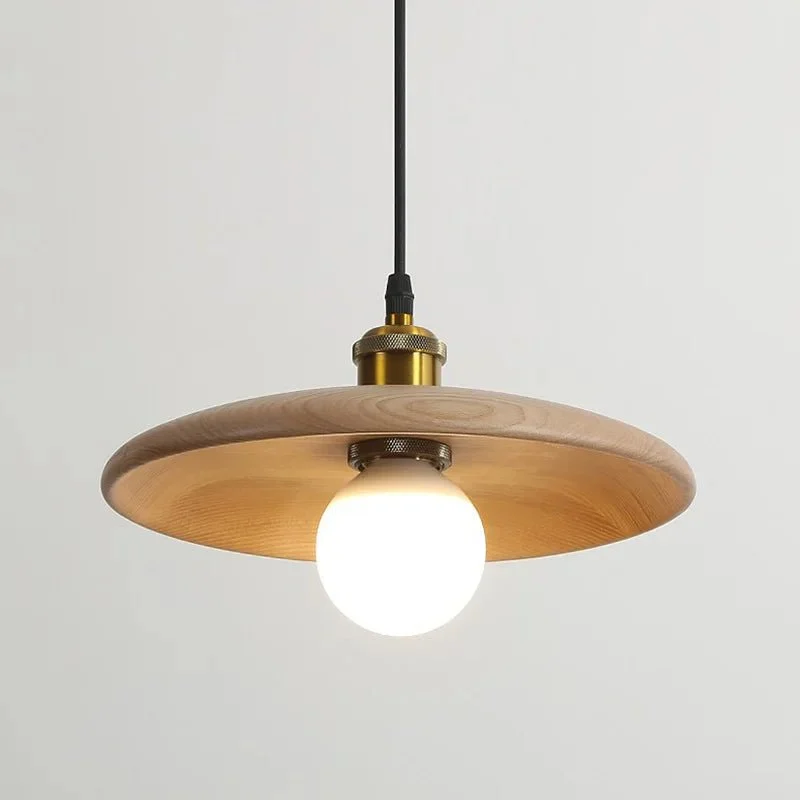 Nola - Lámpara de Techo de Madera con Luz LED 2700K – Diseño Moderno para Interior - Plafón LED Techo Elegante