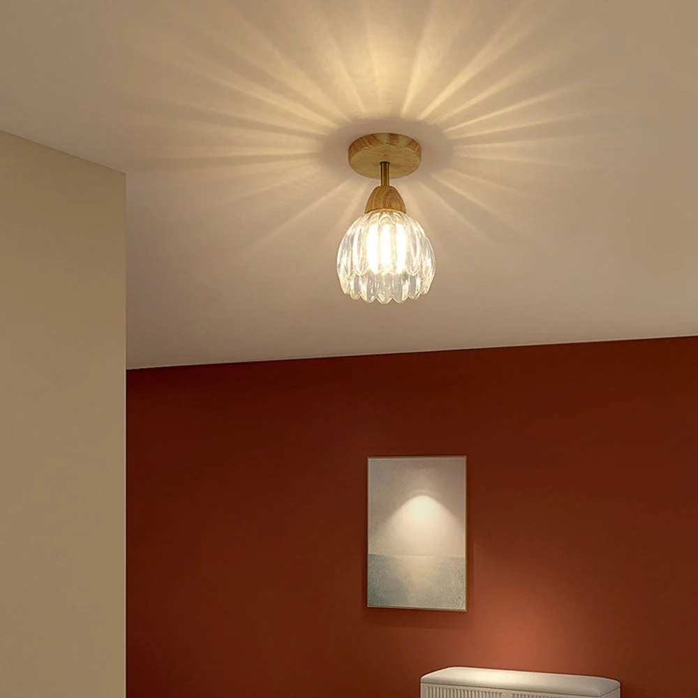 Lita - Lámpara de Techo de Vidrio Minimalista para Comedor - Iluminación Moderna y Sofisticada