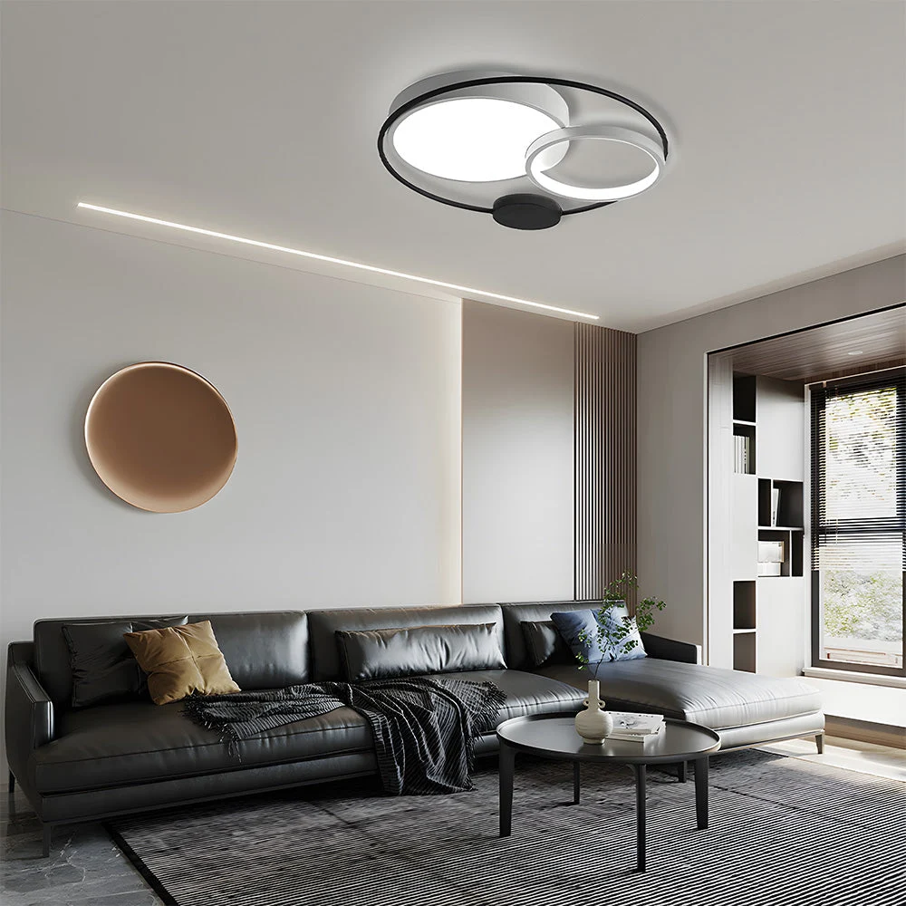 Anevia - Luz de Techo LED Circular de Diseño Minimalista para Dormitorio - Eficiente y Estilosa