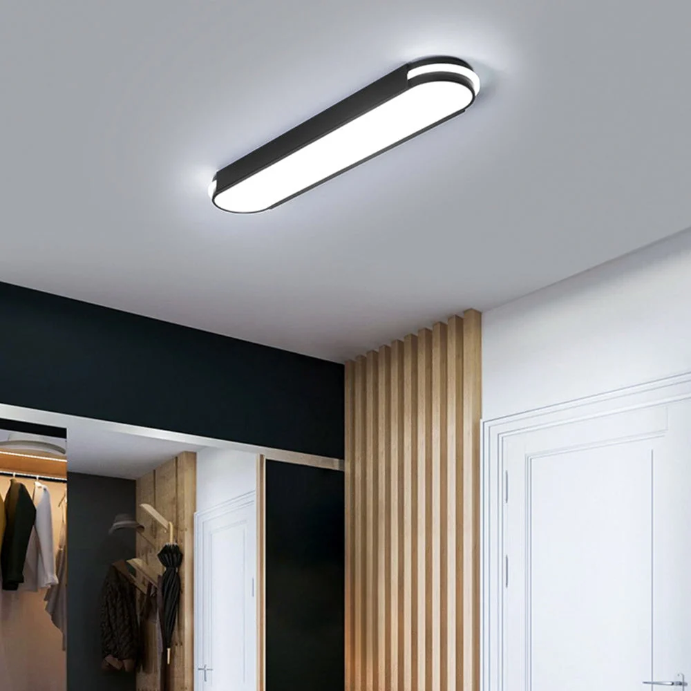 Serima - Luz de Techo LED de Acrílico Industrial para Sala de Estar - Diseño Minimalista y Eficiencia Energética