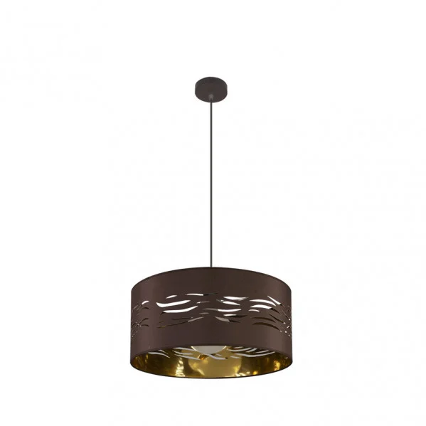 Lámpara Colgante MARRÓN/MARRÓN-ORO Marrón MARRÓN/ORO  1xE27