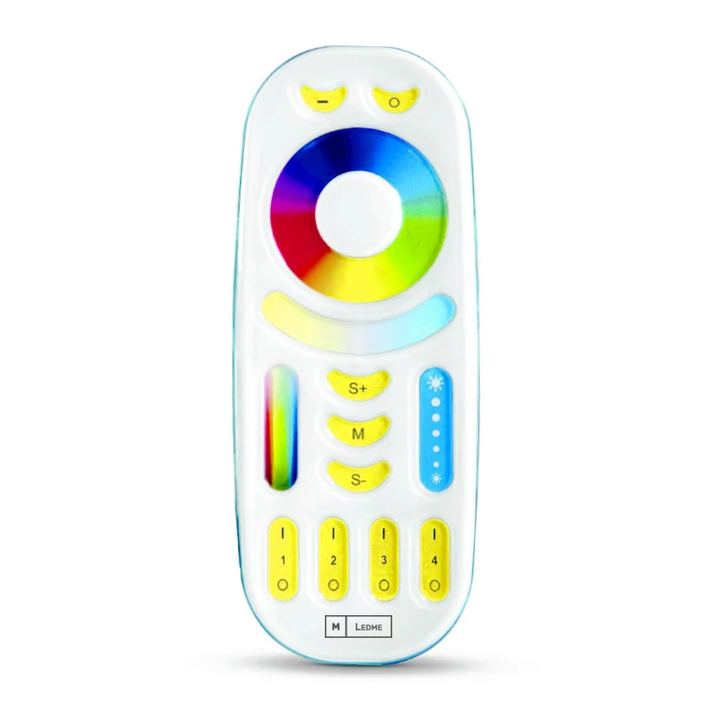 Mando RF para Regulador LED RGB+CCT de 4 Zonas para Tira LED 12/24V