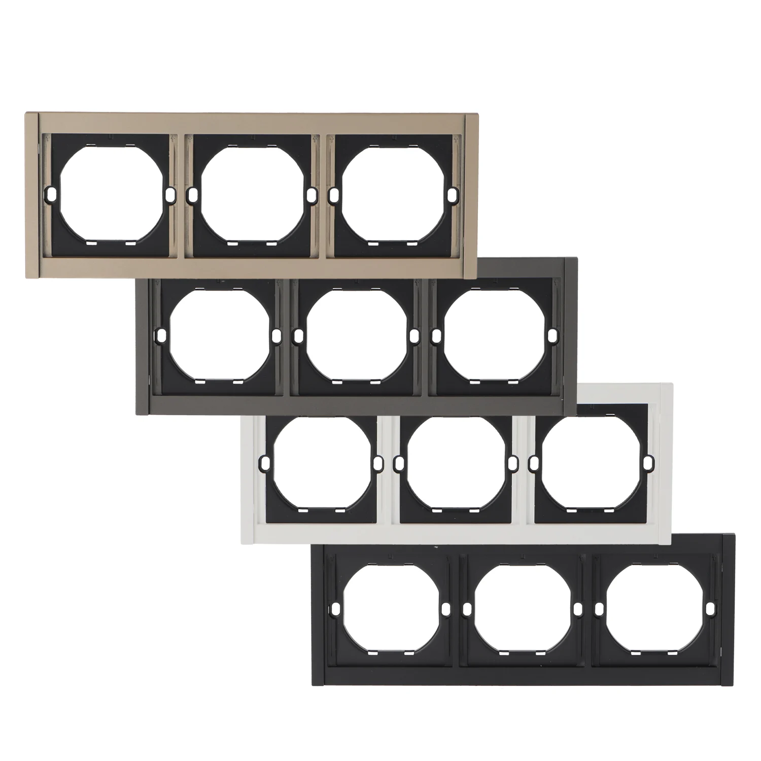 Marco PC para 3 Módulo – TR  IP20