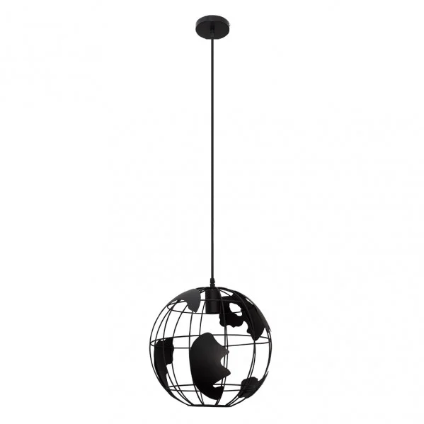 Lámpara Colgante Negro Negro Negro  1xE27