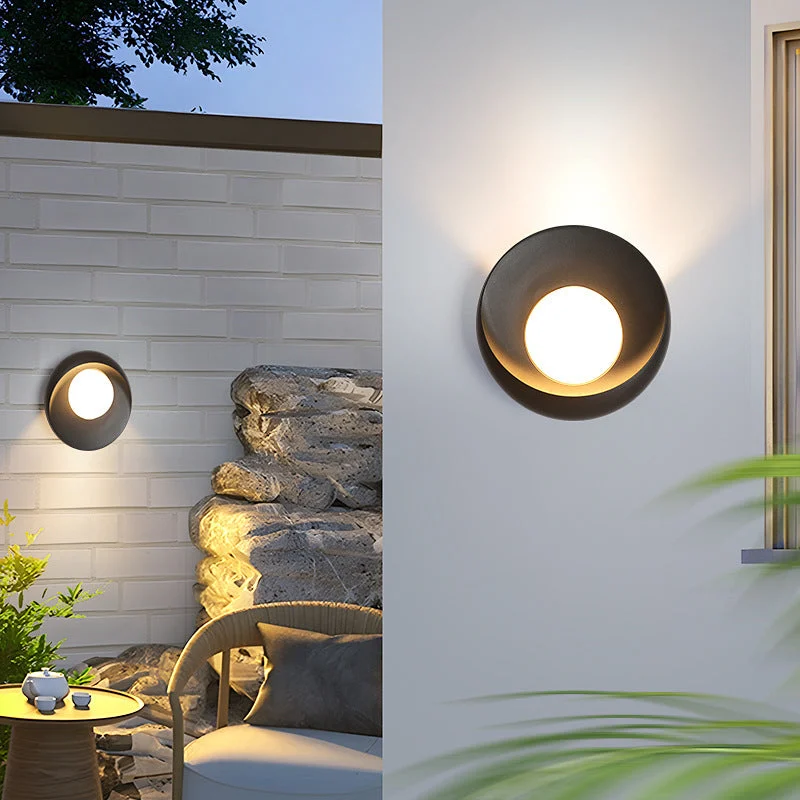 LumiFlex – Luz de Pared LED Negro para Interior y Exterior IP65