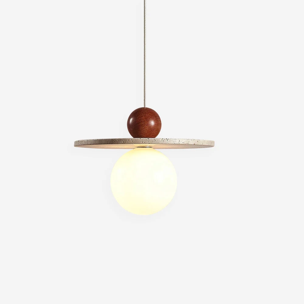 Marcio Lámpara Colgante Minimalista Travertino