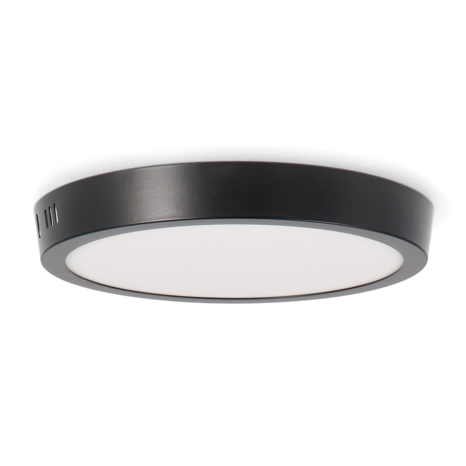 Plafón de Superficie Circular Negro 20W CCT