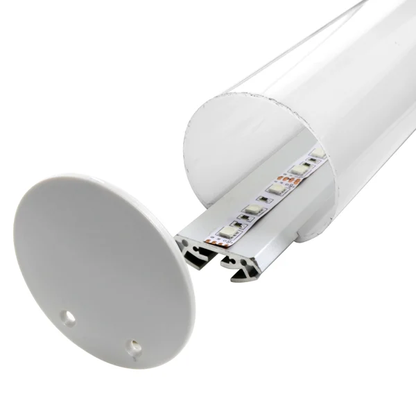 Perfil de Aluminio Dylan XL Circular 12/24V/220V 2 metros – Opcional Colgante