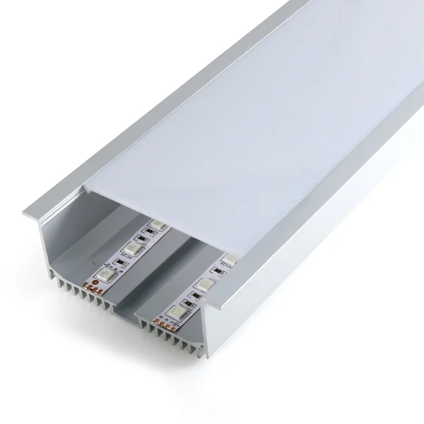 Perfil de aluminio SantGo para Empotrar 12V/24V/220V 2 metros