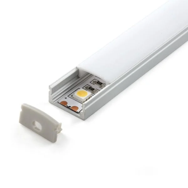 Perfil de Aluminio U Superficie 12V/24V 2 metros