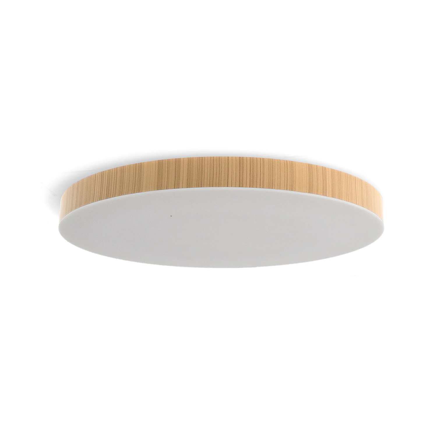 Plafón LED Circular Madera Regulable CCT 24W