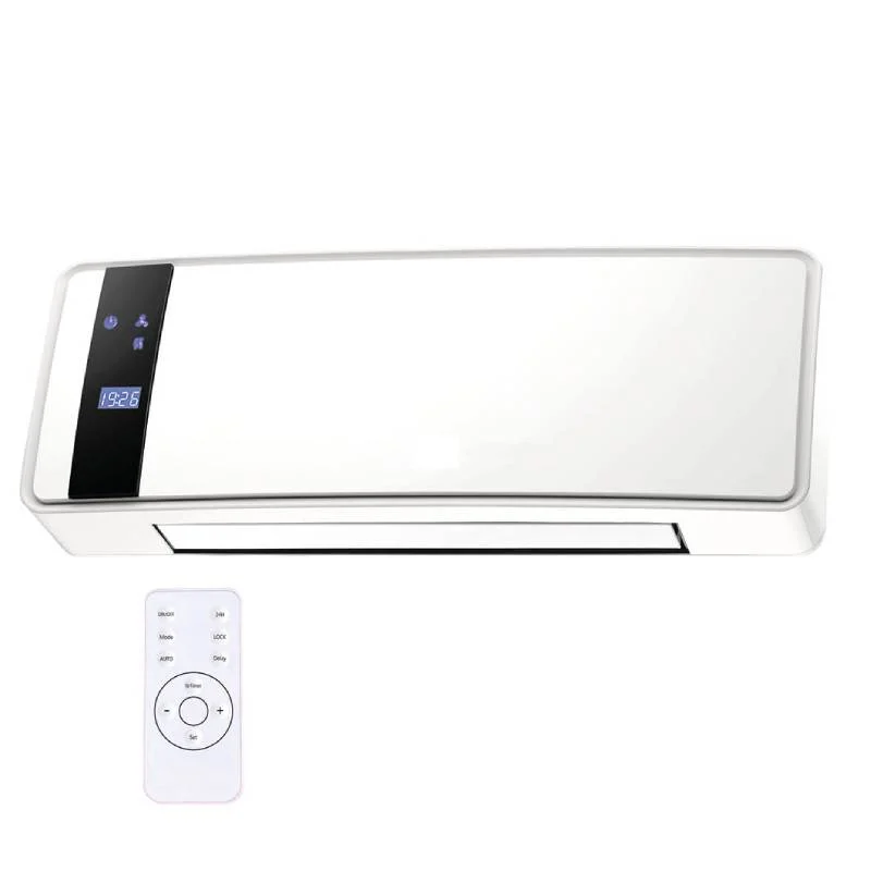 Calefactor Split de Pared 2000W para Baños con Mando a Distancia + Temporizador