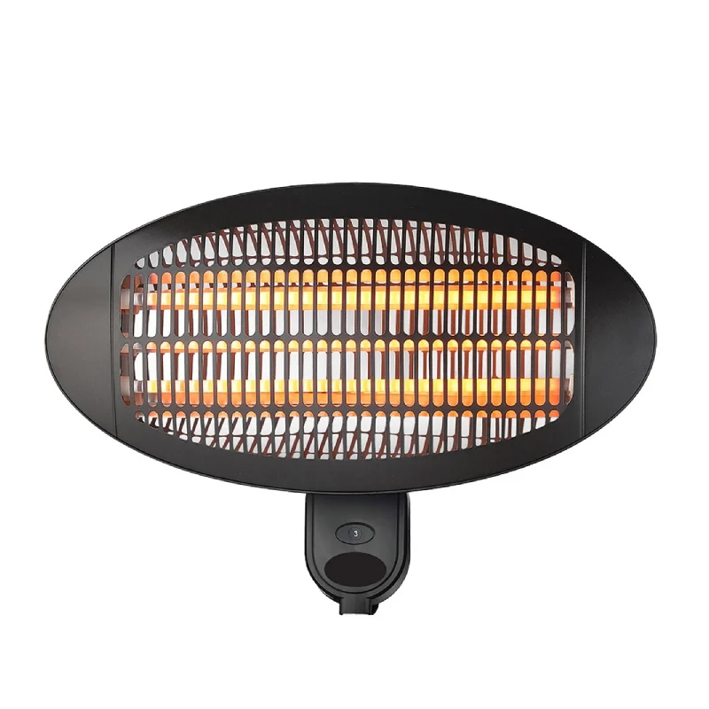 Calefactor Exterior Negro Orientable 2000W