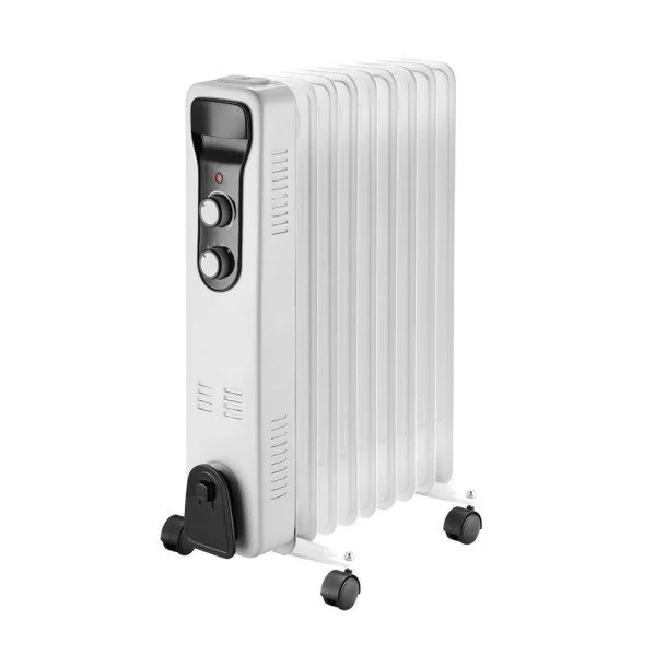 Radiador Aceite  2000W Blanco / Negro