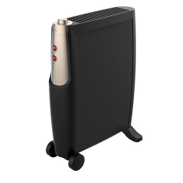 Radiador De Mica  2000W Negro / Oro