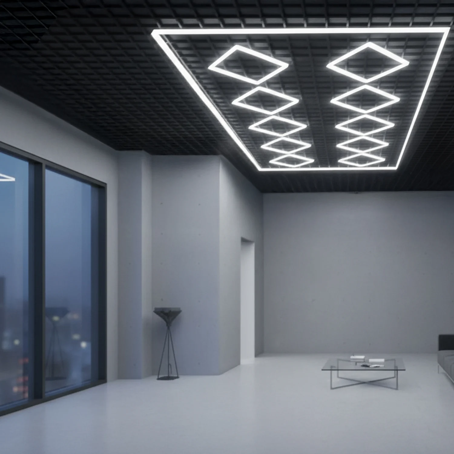 Regleta LED Hexagonal Rombo 510W IP30