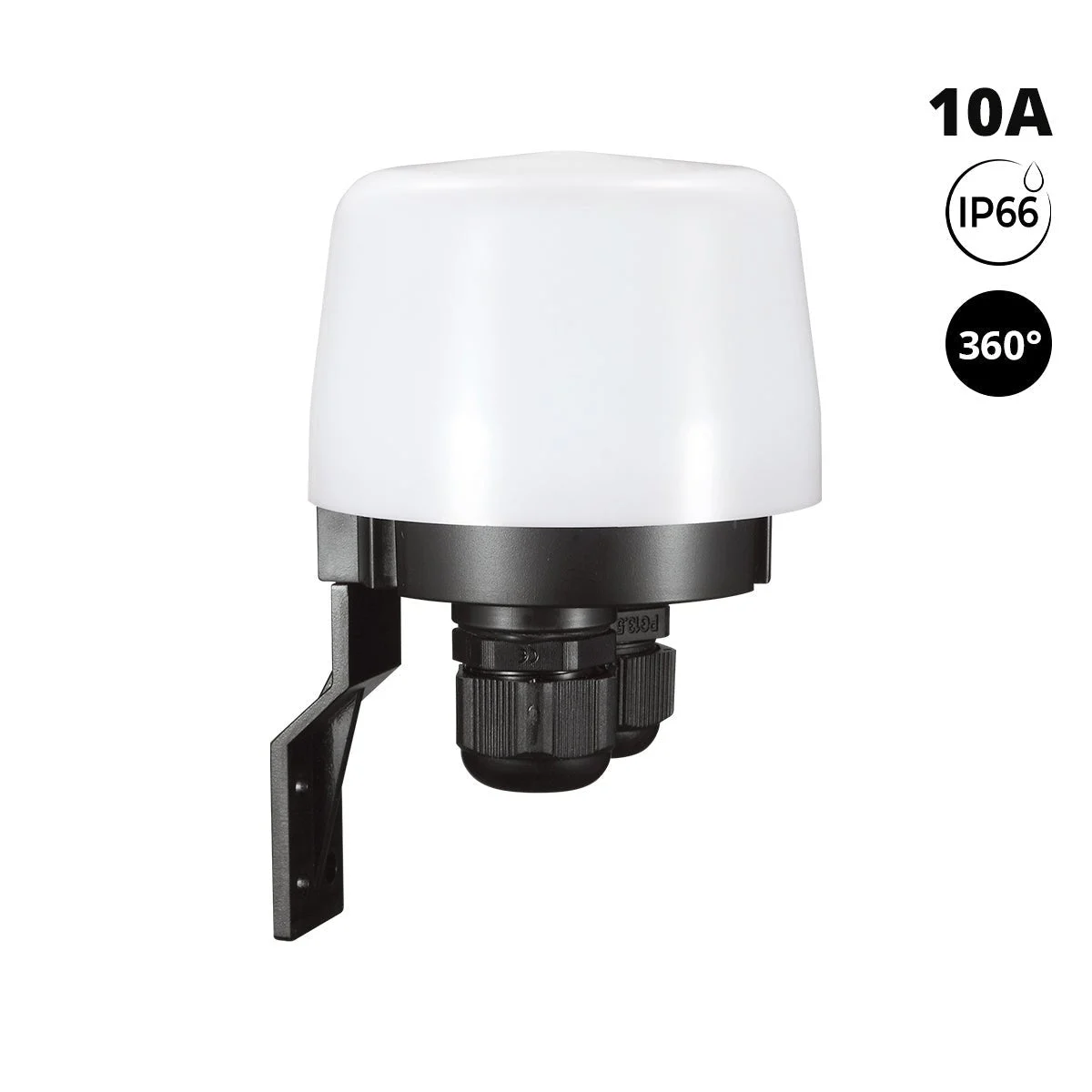 Sensor crepuscular de pared - 360º - 10A - IP66