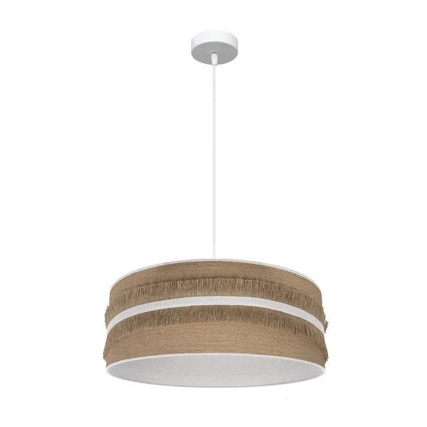 Lámpara Colgante Saco/Blanco Blanco Saco/Blanco Metal / Textil 1xE27