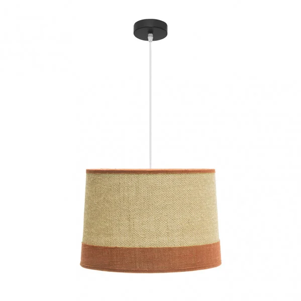 Lámpara Colgante Saco/Naranja Blanco/Negro Saco/Naranja Metal / Textil 1xE27