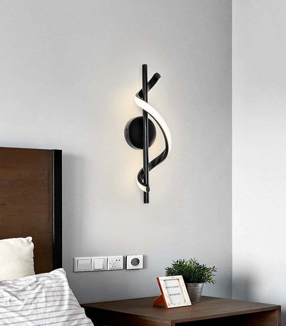 AuraNova - Lámpara de Pared LED Minimalista Diseño Espiral