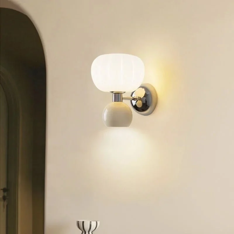 Noriva - Soporte de Calabaza con Diseño Nostálgico y Luz Cálida para Interiores y Exteriores