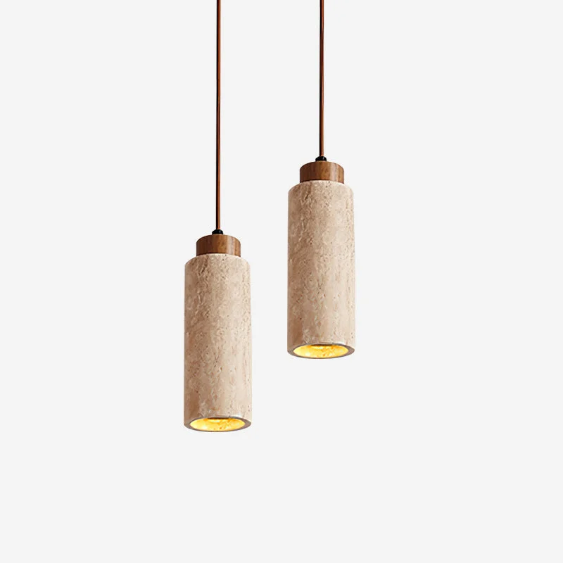 Fioden Lámpara Colgante Minimalista Travertino