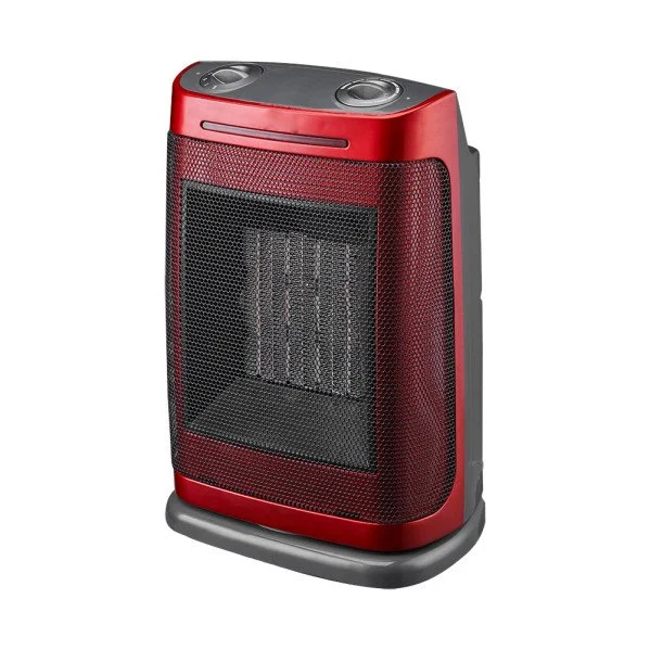 Termoventilador Ceramico PTC  1500W Rojo