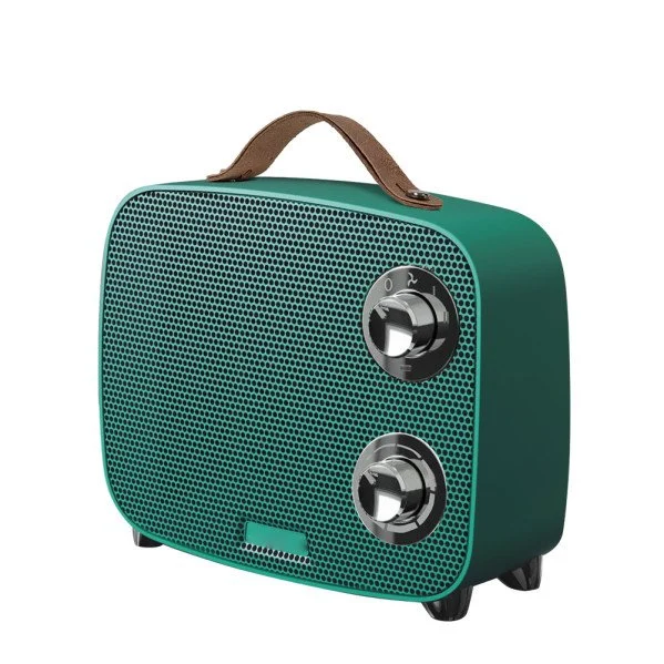Termoventilador Ceramico Ptc  1500W Verde/Cromo