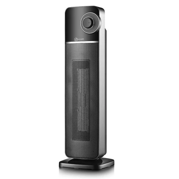 Termoventilador Ceramico Vertical  2000W Negro / Plata