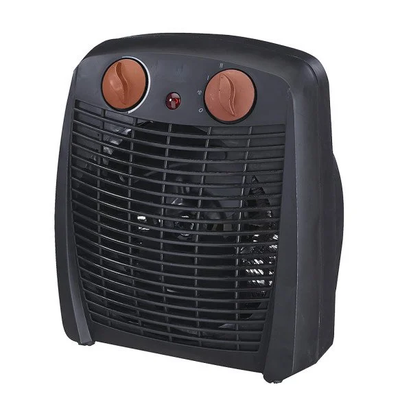 Termoventilador Elect. 2000W Negro / Marrón