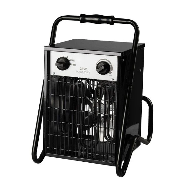 Termoventilador Industrial  3000W Negro