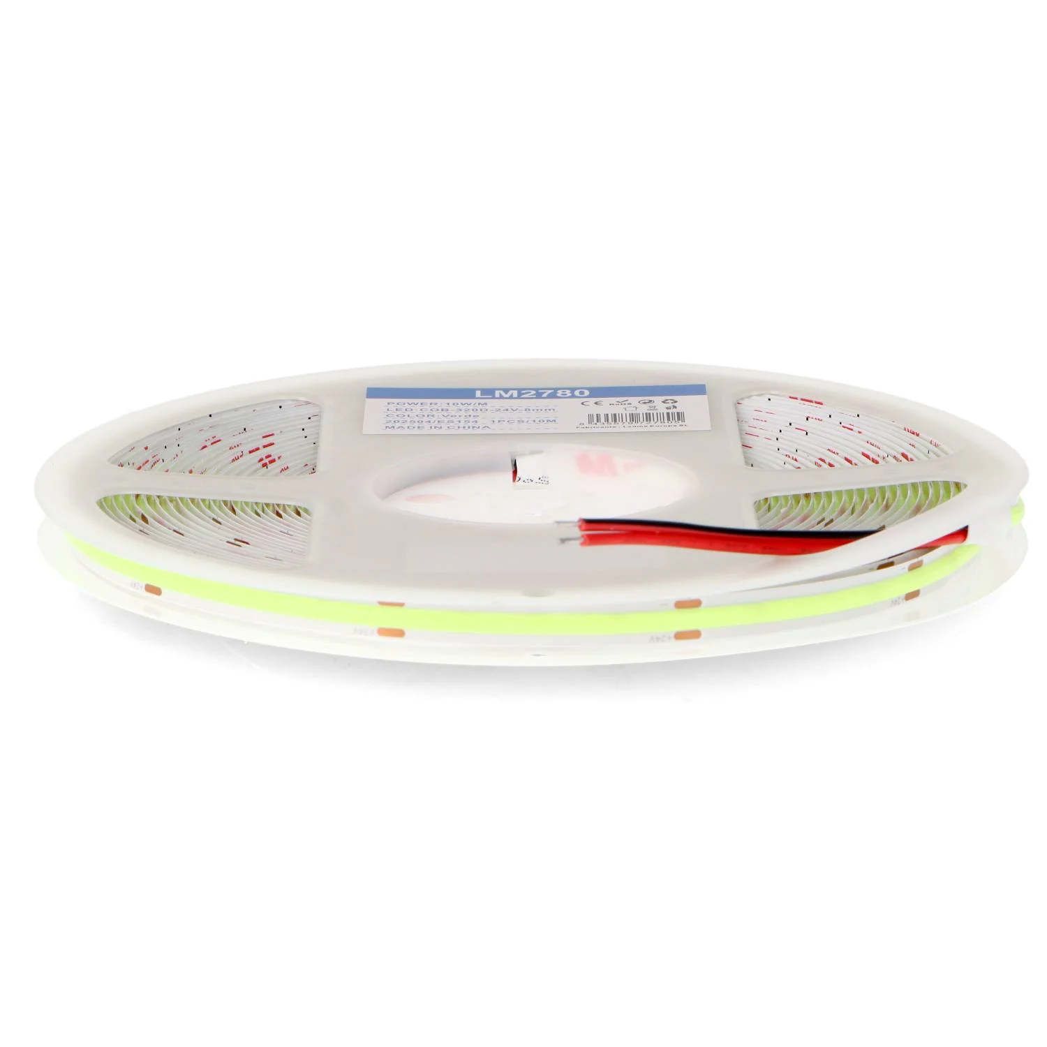 Tira LED 24V Cob Begur IP20 10W/m – (10 Metros)