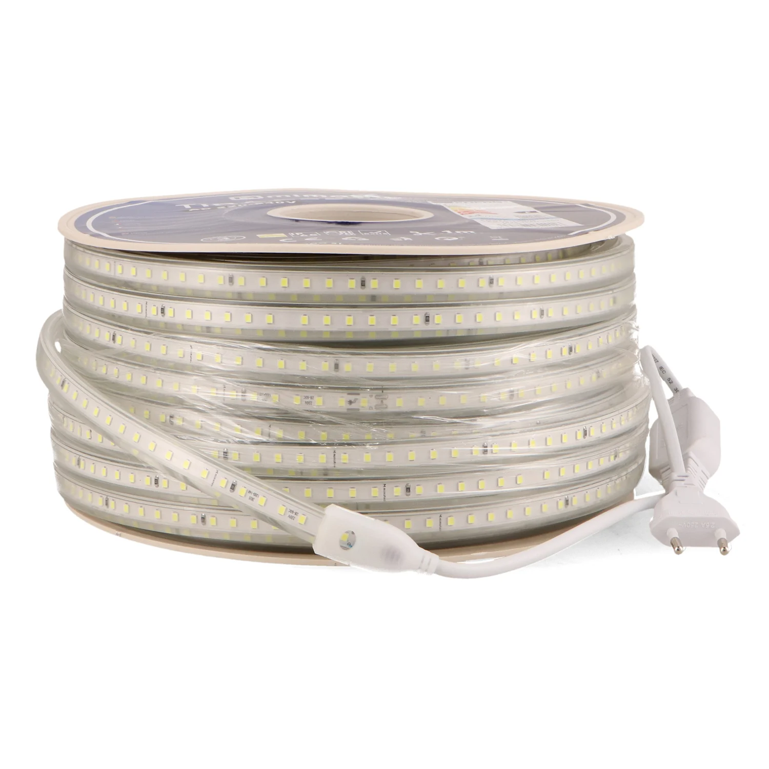 Tira de LED 220VAC SMD Eco 14,4W/m – 50 Metros IP65