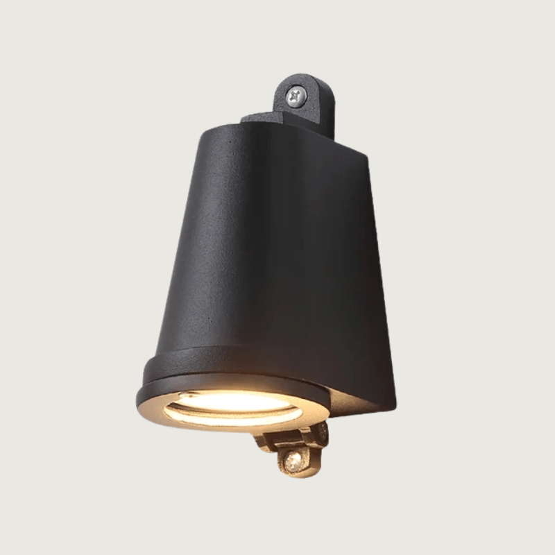BrillaTerra - Lámpara de Pared Exterior Moderna y Duradera Hierro Fundido IP65