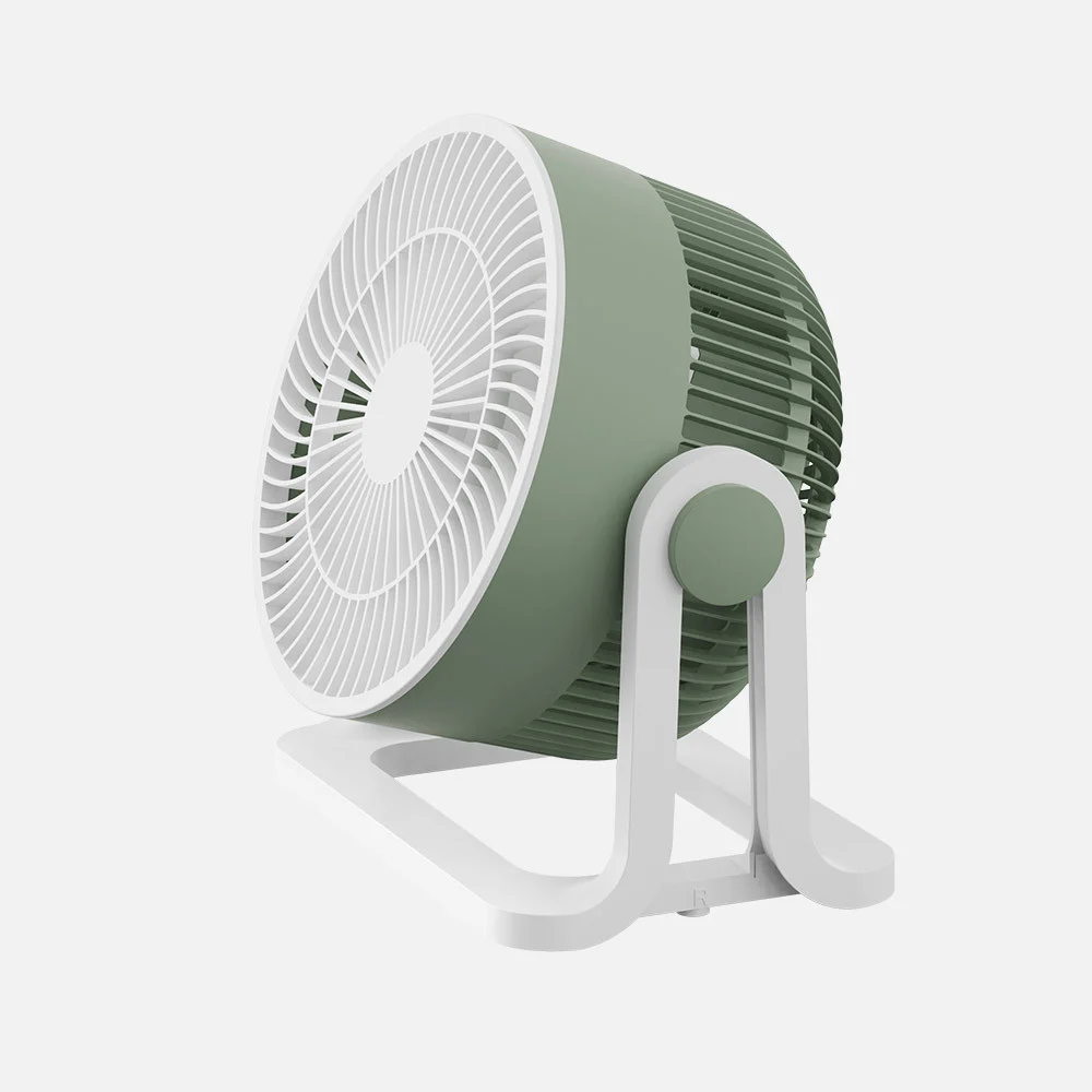 Ventilador de Sobremesa Verde   Metal / Policarbonato Motor AC
