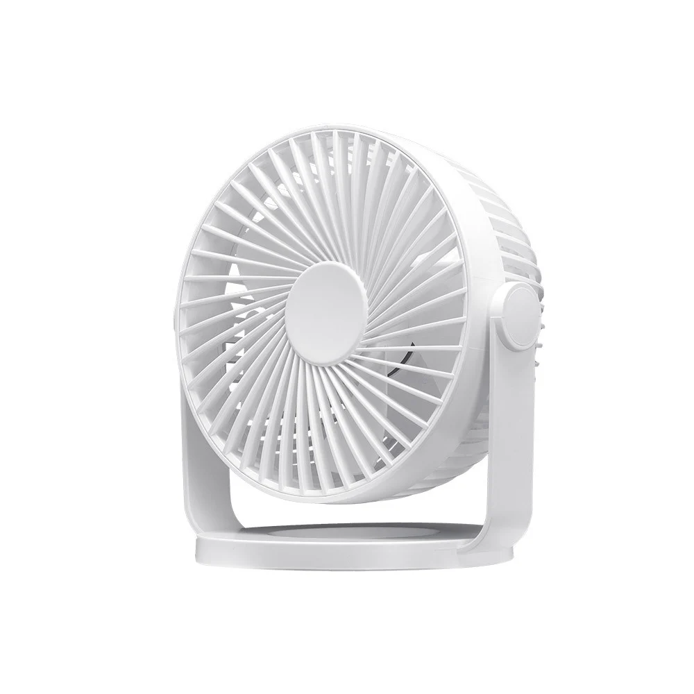 Ventilador de Sobremesa Inalámbrico 5W Blanco ABS Motor DC